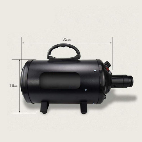 2200W Pet Hair Dryer, A Powerful But Quiet Dog Dryer with Variable Speed Adjustable Wind Speed Temperature Low Noise Pet Supplies