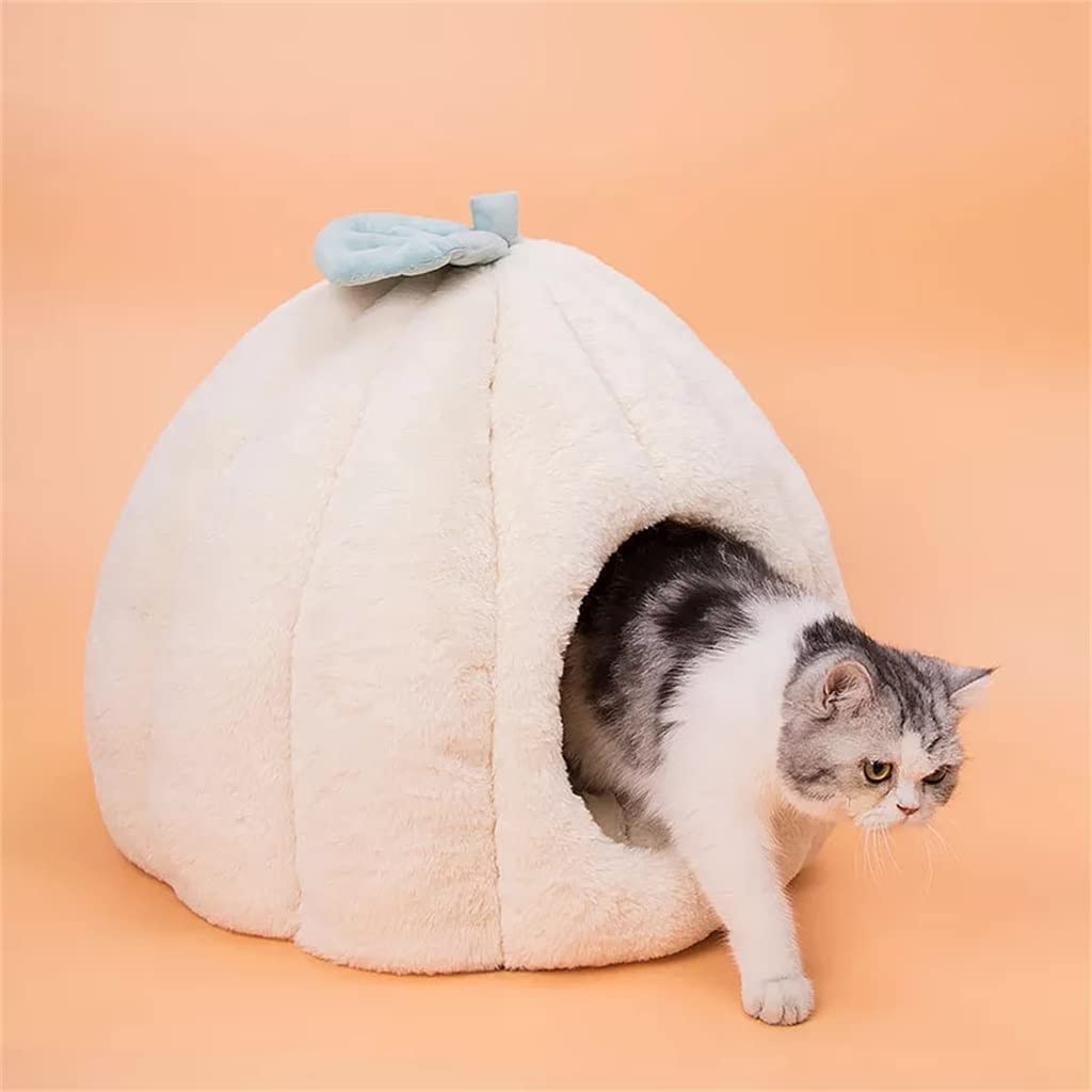 Cats Kennel Mats Pet Supplies Bed Sleeping Small Plush Warm Cats Bed Cave Accessories (B L code)