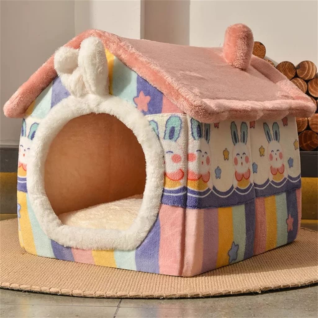 Cats Warm House Type Cats House Kennel Soft Cats Bed Cats Bed Warm Pet Cats Supplies (A M code)