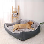ALLC Dog Bed Kennel Autumn and Winter Soft Warm Large Dog Detachable Washable Dog Mattress Sofa Pet Supplies Cozy Sleeping Pet Bed for Cat and Dog (Color : One Color, Size : 120cm*90cm*43cm)