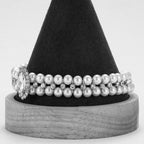 Artificial Leather Pet Collar, Crystal Bow Pendant Dog Necklace, Rhinestone Pearl Neck Strap for Dogs Cat Pet Supplies(L-B)