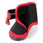 4pcs/Set Dog Boots Waterproof Shoes for Dogs with Rugged Anti-Slip Sole for Small Medium Large Dog Outdoor Pet Supplies (Blue S Code)