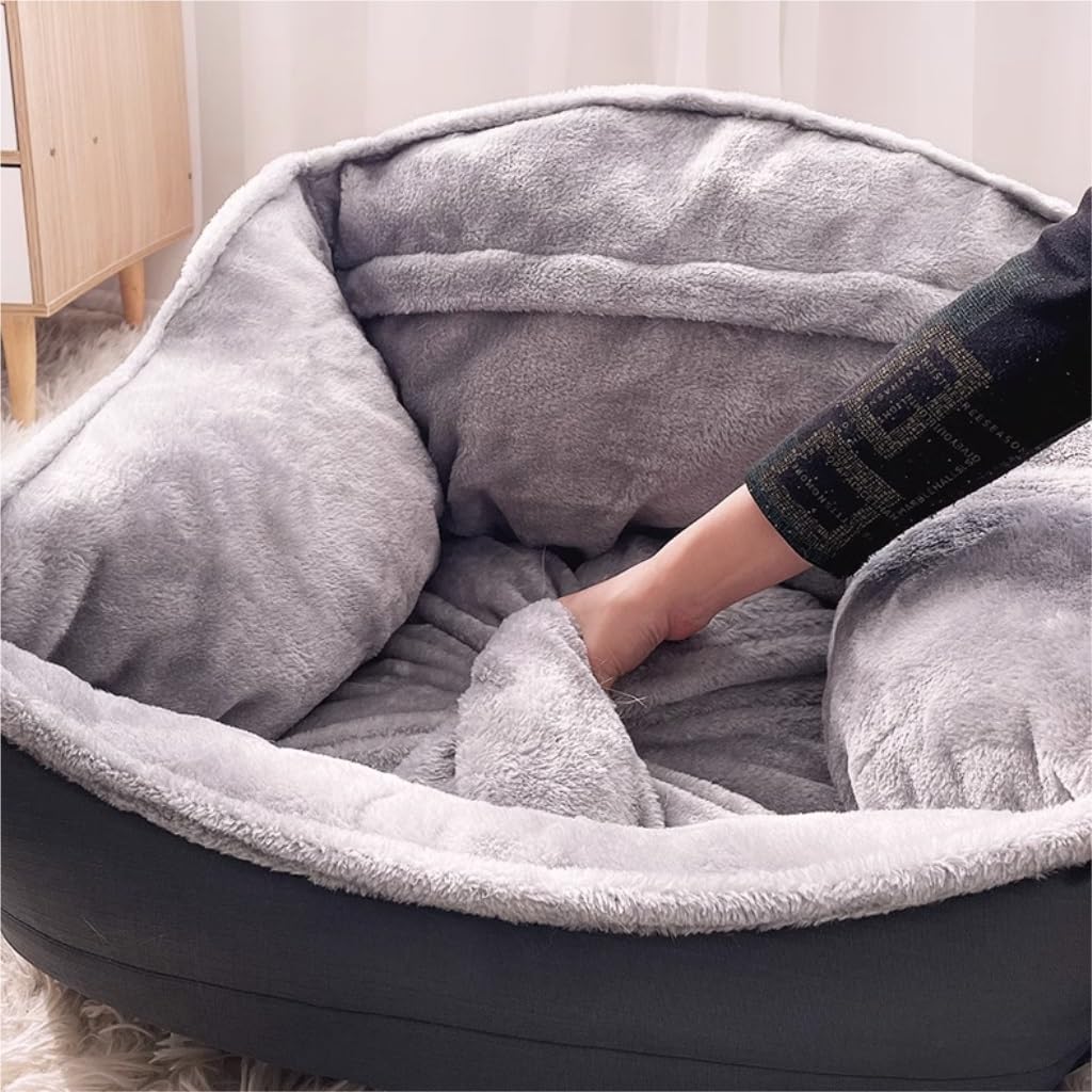 ALLC Dog Bed Kennel Autumn and Winter Soft Warm Large Dog Detachable Washable Dog Mattress Sofa Pet Supplies Cozy Sleeping Pet Bed for Cat and Dog (Color : One Color, Size : 120cm*90cm*43cm)