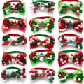50/100pcs Small Dog Christmas Product Necktie Pet Cat Bowtie Collar for Grooming Supplies Accessories for Dogs